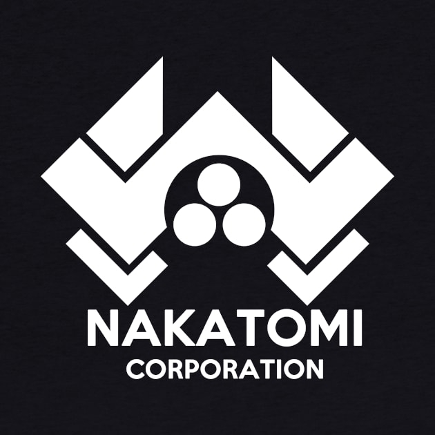 Nakatomi Logo - White by BigOrangeShirtShop